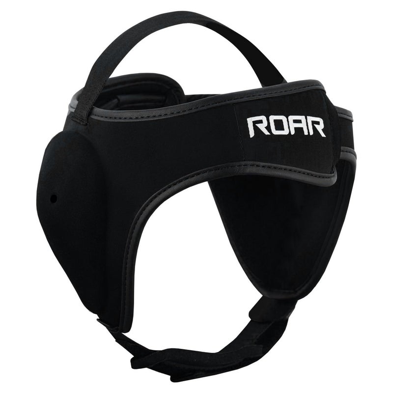 ROAR-INT Roar BJJ Headgear MMA Grappling Ear Guard Fighting Sparring Helmet (Black) - Image 3
